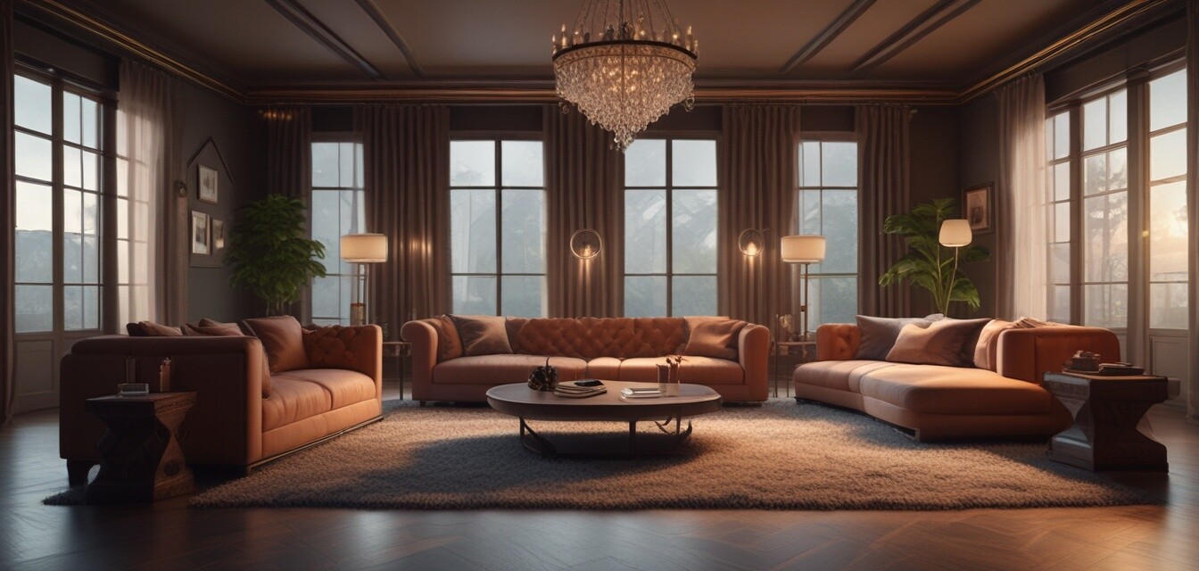 Luxury comfort lounge footwear in a cozy setting