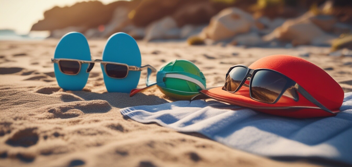 Open-Toe Pillow Slides on the Beach