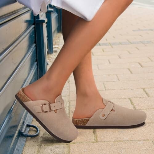 Genuine Suede Clogs